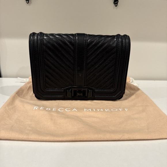 Rebecca Minkoff Chevron Quilted Love Crossbody Bag - Picture 2 of 8